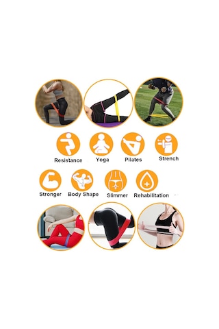 Tpe Spor Direnci Lastik Bantlar