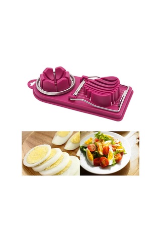 Çok Fonksiyonlu Yumurta Kesici Doğrayıcı Haşlanmış Yumurta