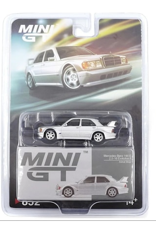 Mini Gt Blister 852: Mercedes-benz 190e 2.5-16 Evolution Iı Astral Silver Blister Paket Gri Mini Gt Blister 852: Mercedes-benz 190e 2.5-16 Evolution Iı Astral Silver Blister Paket Gri