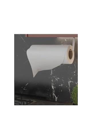 Yapışkanlı Kağıt Havluluk - Banyo İçin Pratik Askılık Ve Peçetelik, 3m Yapışkanlı