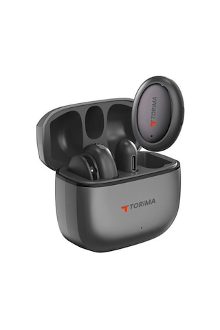 Torima WM-03 Aı Destekli Gürültü Azaltma Şarj Kutulu Kablosuz Yaka Mikrofonu Siyah
