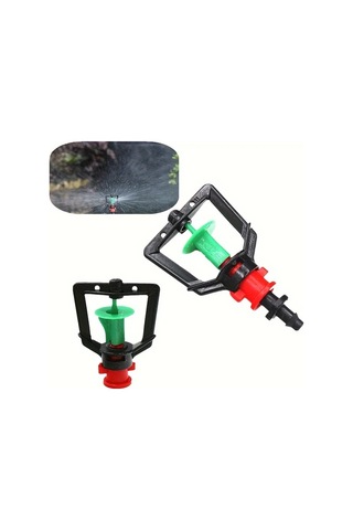 Elmpaly 50 Adet 360 Dönen Mikro Fıskiyeler - Sera Ve Çim Sulama İçin Dayanıklı Plastik Ters Tasarım