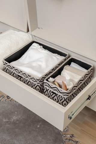 Bohe 2'li Çekmece Ve Raf Düzenleyici Sepet Organizer Desenli