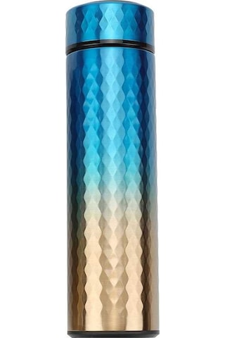 Pazly Paslanmaz Çelik Elmas Termos 500ml - Uzun Süre Sıcak Tutar, Kaymaz Taban, Dayanıklı