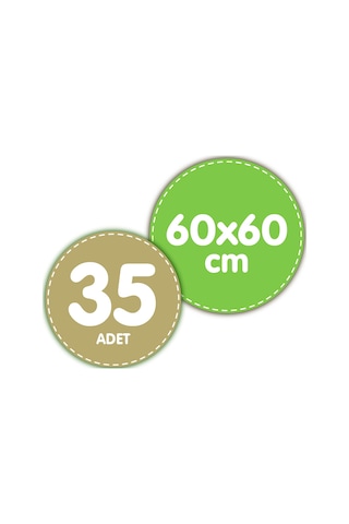 Baby Turco Bebek Bakım Örtüsü 60x60 Cm 7x5 35 Adet