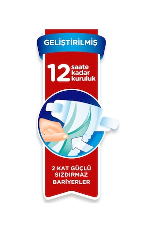 Prima Bebek Bezi Aktif Bebek 8 Beden 17+ KG 4 x 31 124 Adet 4'lü