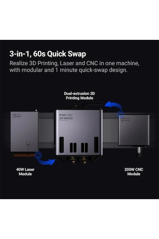 Snapmaker Artisan Premium 3 İn 1 3d Yazıcı