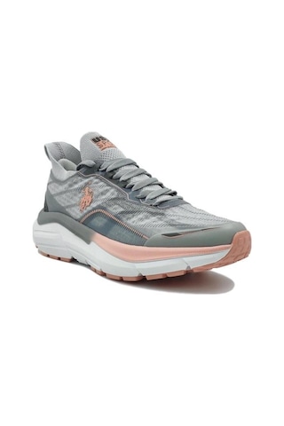 U.s. Polo Assn. Steven Wmn 4fx 101502294 Gri & Pembe Kadın Günlük Spor Ayakkabı Gri