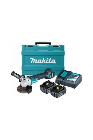 Makita DGA504RFE 125 MM 18 V 3.0 Ah Li-ion Çift Akülü Avuç Taşlama