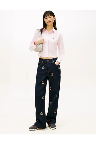 Tommy Hilfiger Tjw Kısa Rahat Kesim Kadın Pembe Gömlek Dw0dw22078tog Pembe