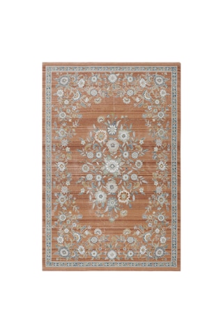 Cool Halı Floor Somon Vintage Floral Çiçekli Salon Oturma Odası Robot Süpürge Uyumlu Pati Dostu Halı Turuncu Cool Halı Floor Somon Vintage Floral Çiçekli Salon Oturma Odası Robot Süpürge Uyumlu Pati Dostu Halı Turuncu