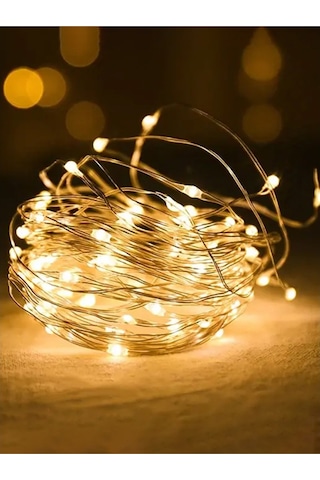 Waldern Yılbaşı Çam Ağacı 60 CM ve Süsleri (Kar Spreyi + 12 Parça Süs + 1 Sim Süs + 5 M Led Işık)