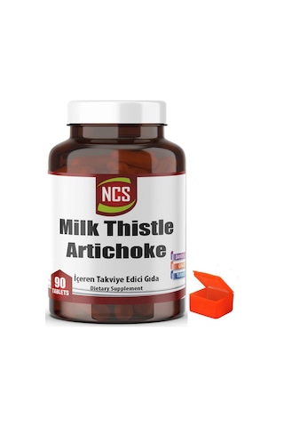 Ncs Milk Thistle Artichoke Zerdeçal 90 Tablet + Hap Kutusu