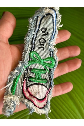 15x7 Cm Kot Ayakkabı Arma Dikiş Giyim Aksesuarı