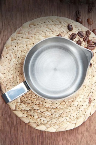 304 Çelik 500 Ml Kahve Süt Köpürtme Potu Sütlük Pitcher