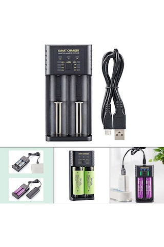 Greentech Akıllı Pil Şarj Cihazı Lityum Iyon + Ni Mh + Ni Cd Piller / GT-BC06