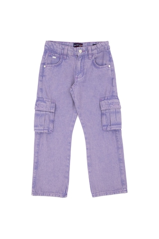 U.s. Polo Assn. Kız Çocuk Menekşe Jean Pantolon 50291146-vr037 Mor