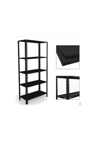 Mekoraf Mekoraf Mat Siyah 31X93Cm Ve 43X93Cm Tek Ve Çift Üniteler