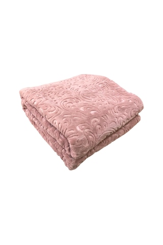 Serra Home Embos Çift Kişilik Battaniye Kutulu 220 X 240 Gül Kurusu