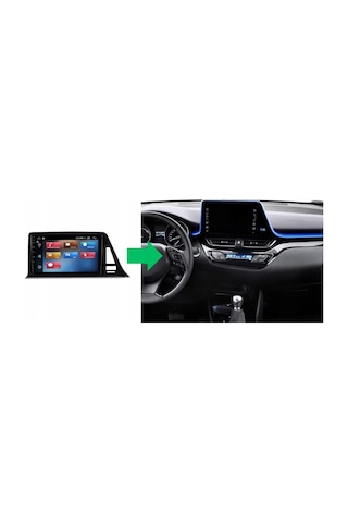 Toyota Ch-r 2k Görüntü Kalitesi Android 15 Multimedya Sistemi 8+256 Myway 2018-2020 9"
