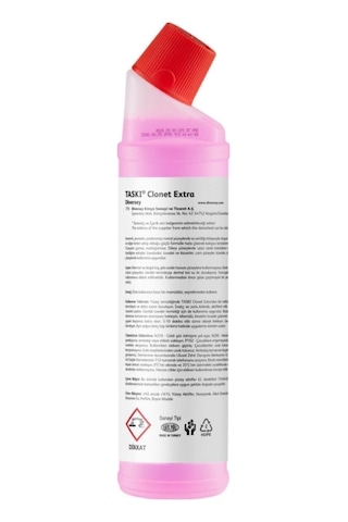 Diversey Taski Clonet Extra W41 Banyo Temizleyici ve Kireç Çözücü 750 ML