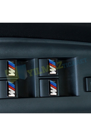 Bmw M Logo Direksiyon Jant Torpido Vites Oto Damla Etiket Sticker