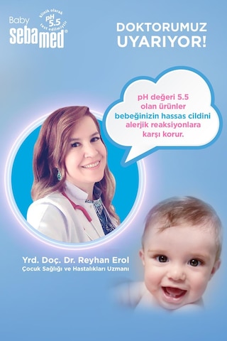 Baby pH 5.5 Göz Yakmayan Formül Nemlendirici Etkili Bebek Şampuanı 150 ml