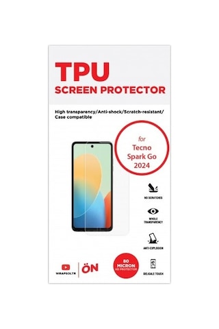 Tecno Spark Go 2024 Ekran Koruyucu Tpu Film