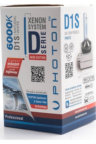 D1S 6000K +%50 Fazla Işık OEM Ampul