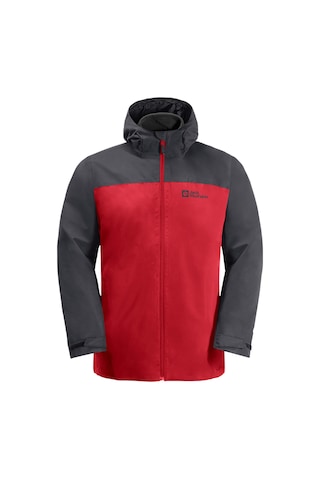 Jack Wolfskin Taubenberg 3IN1 Erkek Su Geçirmez Outdoor Mont Kırm