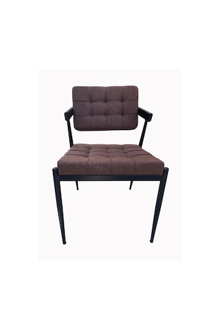 1.2 Mm Z Metal Yarım Kollu Sandalye - Siyah-mufak&salon&cafe Sand