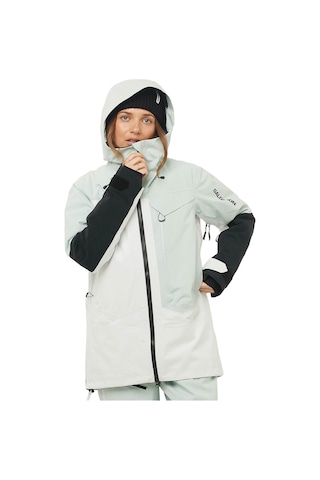 Salomon Salomon Moon Patrol Goretex Kadın Beyaz Outdoor Ceketi 41172 Beyaz