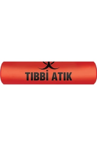 Başaran Çpş-ç45 Tıbbi Atık Baskılı Çöp Poşeti 65 80 Cm 300 Gr 20 Rulo