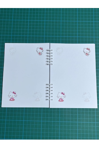 Hello Kitty Efektli 50 Sayfa Defter Bonus Mat Stickerlı