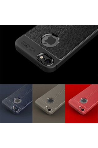 Apple Uyumlu iPhone 5 Kılıf Zore Niss Silikon Kapak Kırmızı