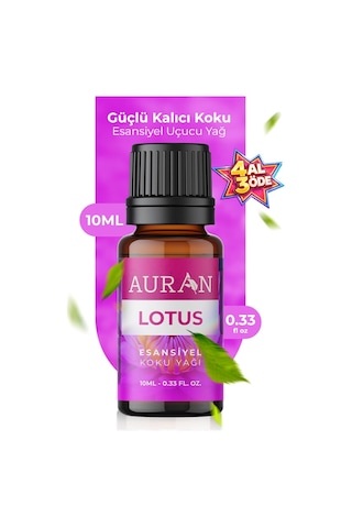 Auran Lotus Esansiyel Uçucu Koku Yağı Buhurdanlık Yağı Difüzör Esansı Hobi Esansı 10ml Abundance Prosperity