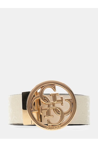 Guess-stacey 4g Logo Belt-kemer-bw9319p6135 Siyah - Beyaz