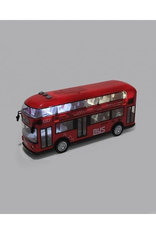Let S Be Child Let S Drive Sesli Ve Işıklı Tur Otobüsü Keşif Ve Yolculuk Temalı Oyuncak Araç Kırmızı