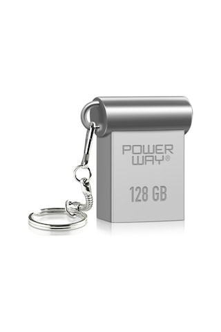 Powerway Mini 128 GB USB 3.0 Metal Flash Bellek