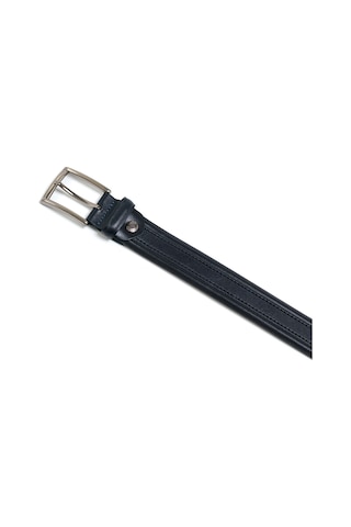Lacivert Erkek F-734-42 Grande Arsel Deri Klasik Kemer Genişlik 3.5 Cm