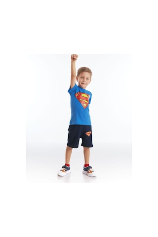 Supermen Erkek Çocuk Pijama Takım 19593 001