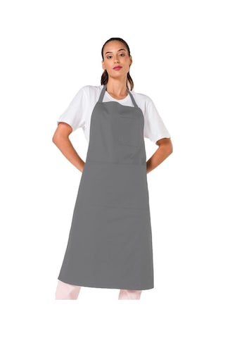 Şensel, Ön Önlük, Gri, Boyundan Askılı -93E2531- Restoran-Mutfak