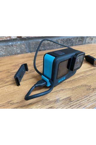 Gopro Hero 9-13 Usb Kablo Geçişli Batarya Kapağı Kesintisiz Güç, Kapalı Kapak Konforu