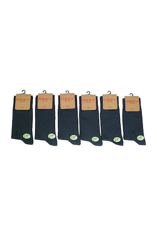 Ozzy Socks 6'Lı Bambu Dikişsiz Erkek Soket Çorap-Std Füme