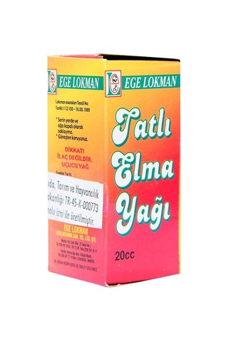 Ege Lokman Tatlı Elma Yağı 20 ML