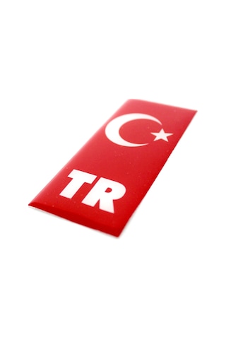 Tr Plaka Sticker 2'Li - Türkiye Plaka Sticker 496052247
