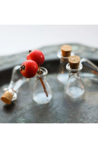 Kafebizu Cam Şişe-mini 3 Parça El İşi Ve Saklama İçin... 193607167