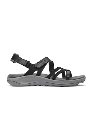 Merrell J008362 Harbor Backstrap Kadın Outdoor Sandalet Siyah Gri Siyah Gri Siyah - Gri