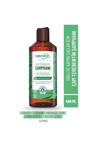 Yağlı Ve Karma Saçlar Için Onarıcı & Besleyici Çam Terebentin Şampuan 400ml Yağlı Ve Karma Saçlar Için Onarıcı & Besleyici Çam Terebentin Şampuan 400ml