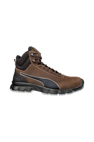 Puma Safety Condor Mid Çelik Burunlu Nubuk Deri İş Ayakkabısı S3 Src Esd Kahverengi